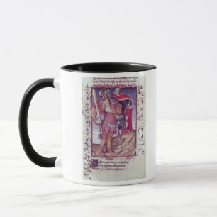 606 f.11 Ulysses die het oog van de Cyclop doorbor Mok