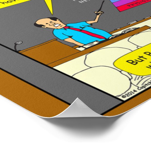 607 fundamentele menselijke behoeften cartoon poster (Hoek)