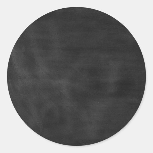 6089-karton ZWARTE KALK BOARD TEXTURE GRUNGE T Ronde Sticker (Voorkant)