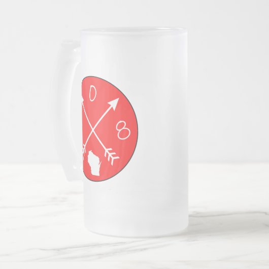 608 Area Code Matglas Bierpul (Voorkant links)