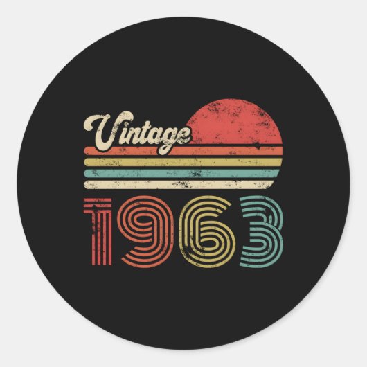60 1963 60ste ronde sticker (Voorkant)