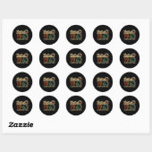60 1963 60ste voor ronde sticker (Vel)