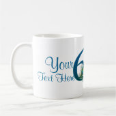 # 60 - 60e bruiloft Jubileum of 60e verjaardag Koffiemok (Links)