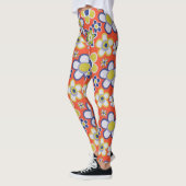 60, 70's Retro Groovy Sierkussen Leggings (Links)