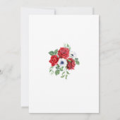 60 Aannodiging van de feestdag van de Fabulous Red Kaart (Achterkant)