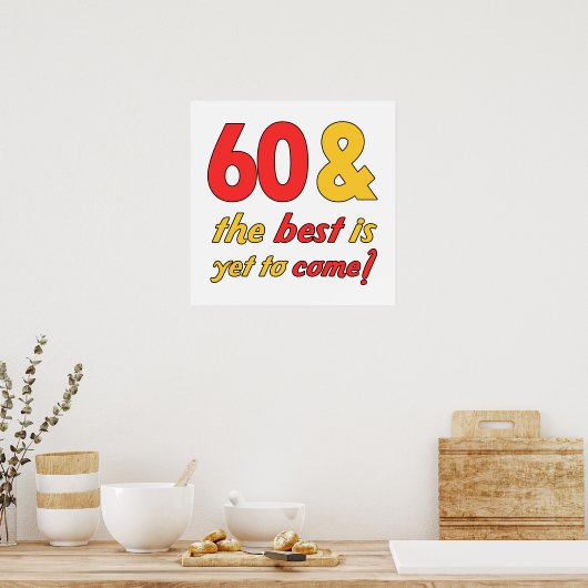 60 Best Birthday Gifts Poster (Keuken)