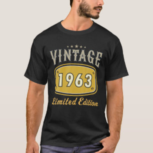 60 'Birthday Decorations' Mannen 60e 'dag' 1963 T-shirt