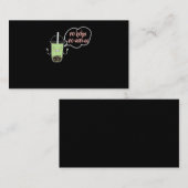 60.Boba Tea No Boba No Workee Visitekaartje (Voorkant / Achterkant)