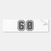 60 BUMPERSTICKER (Voorkant)