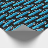 60 caddy blauw cadeaupapier (Hoek)