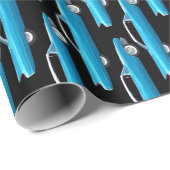 60 caddy blauw cadeaupapier (Rol Hoek)