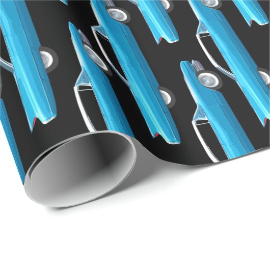 60 caddy blauw cadeaupapier (Rol Hoek)