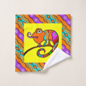 60 Chameleon Towels SET Bad Handdoek (Wasdoekje)