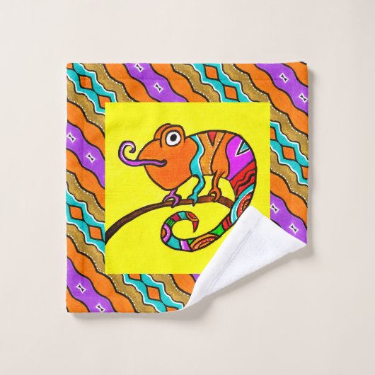 60 Chameleon Towels SET Bad Handdoek (Wasdoekje)
