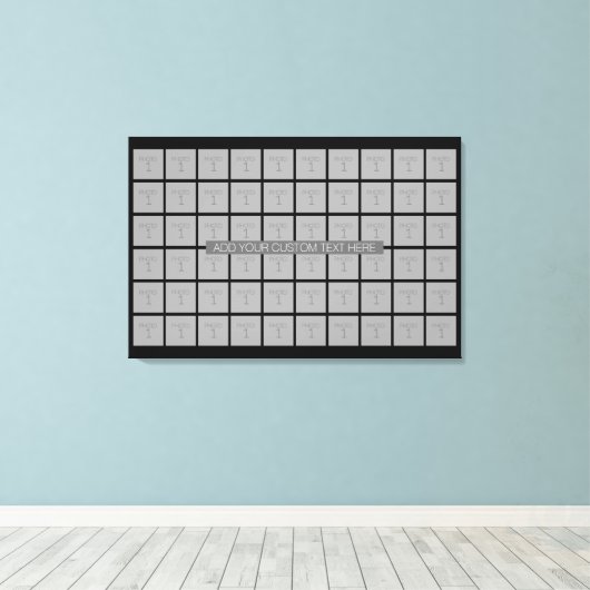 60 Collage van het Malplaatje van de Foto - kan Kl Canvas Afdruk (Insitu (Houten vloer))