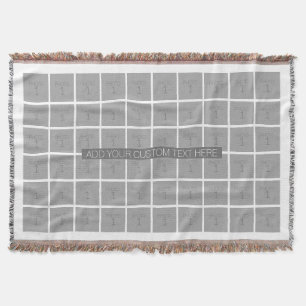 60 Collage van het Malplaatje van de Foto - kan Kl Deken