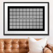 60 Collage van het Malplaatje van de Foto - kan Kl Poster