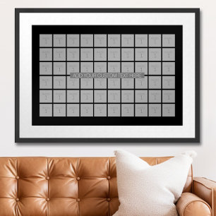 60 Collage van het Malplaatje van de Foto - kan Kl Poster