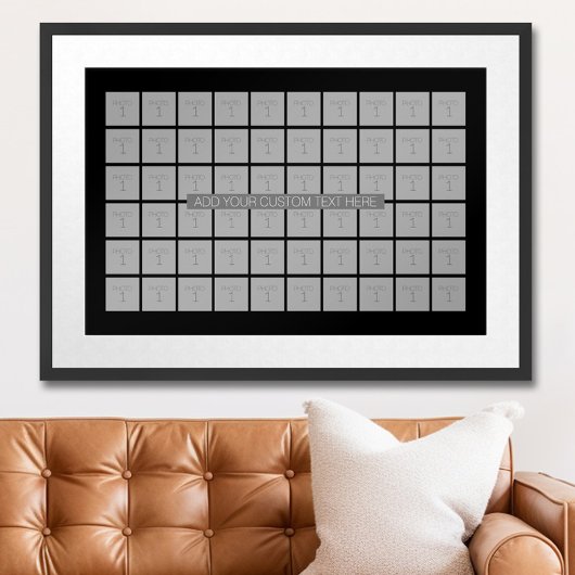 60 Collage van het Malplaatje van de Foto - kan Kl Poster