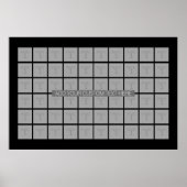 60 Collage van het Malplaatje van de Foto - kan Kl Poster (Voorkant)