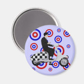 60-controlepootscooter magneet (Voorkant / Achterkant)