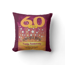 60 Dagen Aangepaste naam 12 Stappen Jubileum Groot
