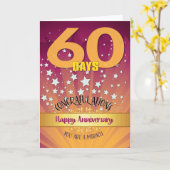 60 Dagen Hersteldatum Vet Numeriek Kaart (Gele Bloem)