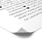 60 dingen die we van je leuk vinden, 70e 80e verja poster (Hoek)