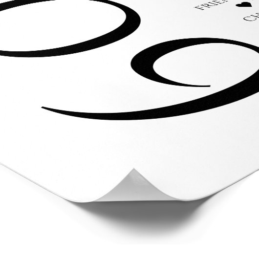 60 dingen waar we van houden, 70e verjaardag poster (Hoek)