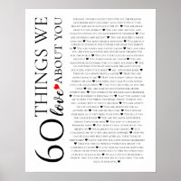 60 dingen waar we van houden, 70e verjaardag