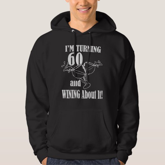 60 draaien en er over winden hoodie (Voorkant)