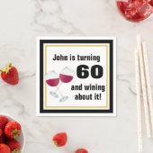 60 draaien en er over winden servet (Insitu)