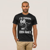 60 draaien en er over winden t-shirt (Voorkant volledig)