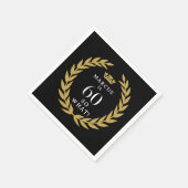 60 Dus wat een grappige Laurel Krans Kroon 60e ver Servet (Hoek)