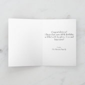 60 dus wat Funny Green 60th Birthday Abstracte Kaart (Binnen)