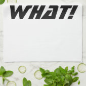 60 dus Wat Motivatie Funny 60th Birthday Theedoek (Gevouwen)