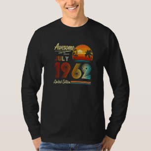 60 e verjaardag 60 jaar oud Geweldige sinds 19 jul T-shirt