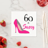 60 en 60e Zassy Birthday Party Servet (Insitu)