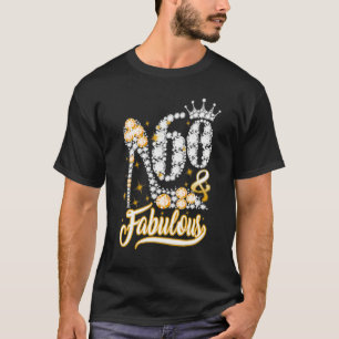 60 en Fabulous 60 jaar oude 60e verjaardag Diamond T-shirt