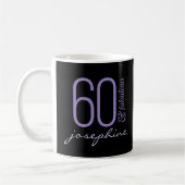 60 en Fabulous 60th Birthday Gift Koffiemok (Links)
