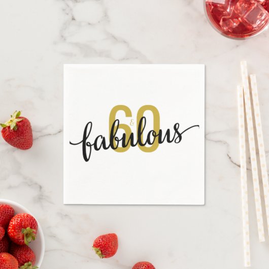 60 en Fabulous 60th Birthday Servet (Insitu)