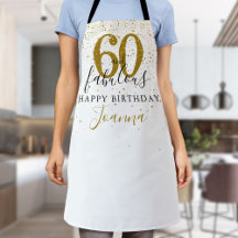 60 en Fabulous Birthday Elegant Gold en Black