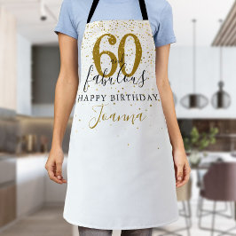 60 en Fabulous Birthday Elegant Gold en Black Schort