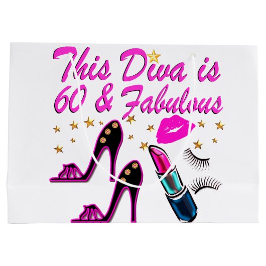 60 EN FABULOUS DIVA LARGE CADEAUTASJE (Achterkant)