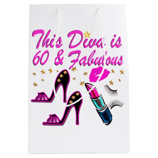 60 EN FABULOUS DIVA MEDIUM CADEAUZAKJE (Voorkant)