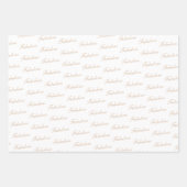 60 en Fabulous Elegant Black 60th Birthday Inpakpapier Vel (Voorkant 2)