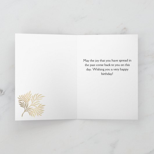 60 en Fabulous Foliage 60ste verjaardag Foto Kaart (Binnen)