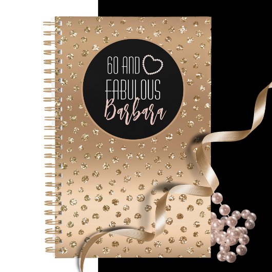 60 en Fabulous Glam Girly Goud Zwart Blush Roze Planner