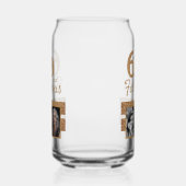 60 en Fabulous Gold Glitter 2 Foto 60e verjaardag Blikvorm Glas (Rechts)