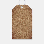 60 en Fabulous Gold Glitter 2 Foto 60e verjaardag Cadeaulabel (Achterkant)